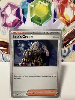 Boss’s Orders 114/132 Uncommon Regular - Pokemon TCG Mega Evolution NM - Image 1