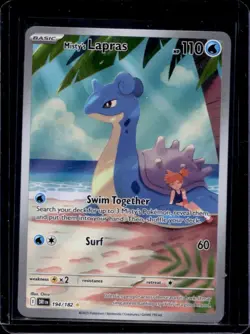 2025 Pokemon Destined Rivals Misty's Lapras #194/182 - Image 1