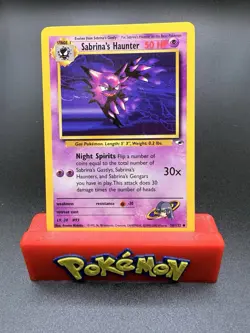 Sabrina's Haunter 58/132 NM Non Holo Gym Heroes Vintage Pokemon TCG - Image 1