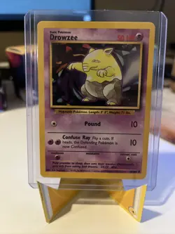 Pokemon TCG Drowzee Base Set 49/102 Regular Unlimited Common LP/NM - Image 1