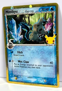 Mimikyu Holo Black Star Promo Car Celebrations 25th Anniversary SWSH136 Pokemon - Image 3