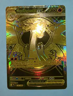 2025 Pokemon Phantasmal Flames Mega Charizard X EX Gold 130 PSA 10 Potential - Image 4