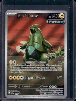 2023-25 Pokemon SV Black Star Promos SVP EN Iron Thorns Center Stamp VAR #098b - Image 1