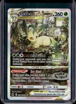 2023 Pokemon SWSH Crown Zenith Leafeon VST Galarian Gallery #GG35/GG70 - Image 1