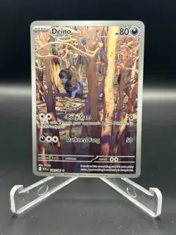 2025 Pokemon TCG Scarlet & Violet White Flare 146/086 Deino Illustration Rare #1 - Image 1