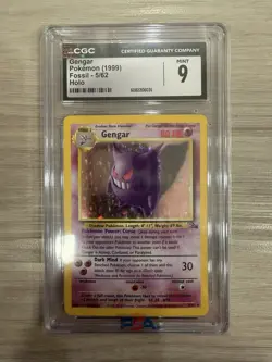 1999 Pokemon Fossil Gengar CGC 9 Mint Holo #5 - Image 1