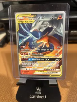 Reshiram & Charizard GX 20/214 Unbroken Bonds 2019 WORLD CHAMPIONSHIP Pokemon - Image 1