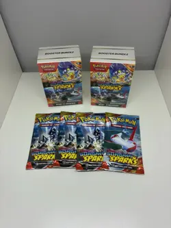 Pokemon TCG Surging Sparks 2x Booster Bundles + 4 packs (16 pks) Scarlet/Violet - Image 2