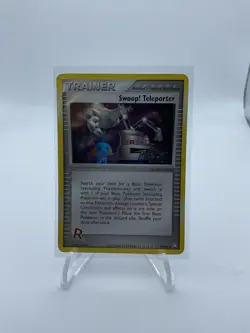 Pokemon TCG - Swoop! Teleporter 92/109 Team Rocket Returns Reverse Foil Stamped - Image 1