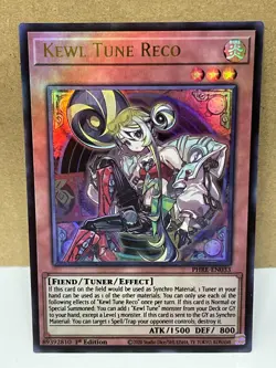 Kewl Tune Reco PHRE-EN033 Ultra Rare 1st Edition NM Yu-Gi-Oh - Image 1