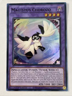 Yugioh Magistus Chorozo SUDA-EN100 Super Rare 1st Edition NM - Image 1