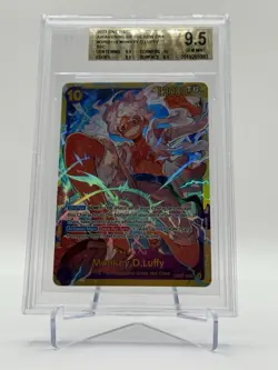 Bandai One Piece Monkey.D.Luffy SEC Awakening of the New Era OP05-119 Foil BGS … - Image 1