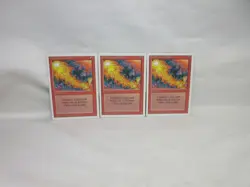 RED ELEMENTAL BLAST X3 MAGIC THE GATHERING REVISED VINTAGE MTG TRADING CARD #198 - Image 2