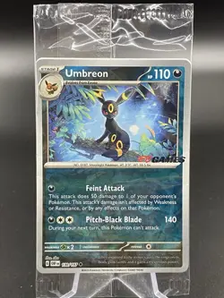 Umbreon - 130/197 - Reverse Holo EB Games Stamp - Sealed Promo - Pokemon Card - Image 1