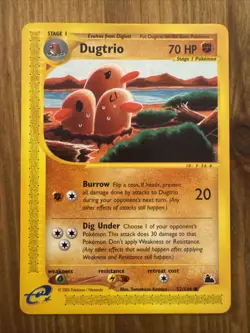 Pokemon TCG - Dugtrio Skyridge Card 52/144 MINT CONDITION! - Image 1