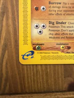 Pokemon TCG - Dugtrio Skyridge Card 52/144 MINT CONDITION! - Image 4