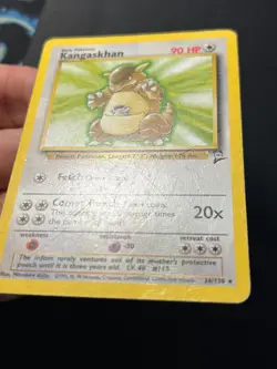 Kangaskhan 26/130 Rare Base Set 2 - Pokemon Card WOTC B MP - Image 4