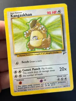 Kangaskhan 26/130 Rare Base Set 2 - Pokemon Card WOTC B MP - Image 5