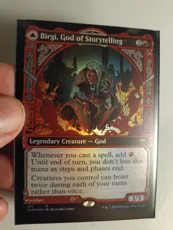 Birgi, God of Storytelling (Showcase) Kaldheim Foil - Image 1