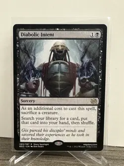 Diabolic Intent #89 (NM) Brothers' War BRO Magic MTG LC1 - Image 1