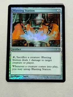 MTG FOIL Blasting Station Fifth Dawn Magic the Gathering - Image 1