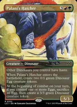 Palani's Hatcher (Borderless) R The Lost Caverns of Ixalan 332 NM - Image 1