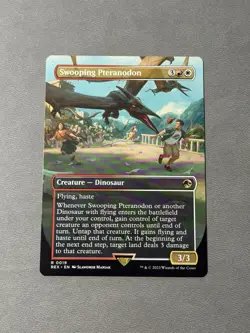 Swooping Pteranodon - Borderless NM English The Lost Caverns of Ixalan MTG - Image 1