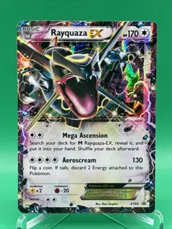 Rayquaza EX (Shiny) XY69 Holo XY Promos Pokemon Card MP - Image 1