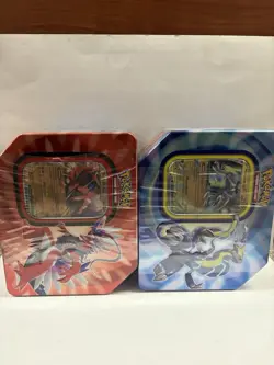 Pokemon Paldea Legends Tins-Koraidon EX & Miraidon EX New Sealed - Image 2