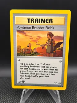 2001 Pokemon 1st Edition Neo Revelation Pokemon Breeder Fields NM/M - Image 1