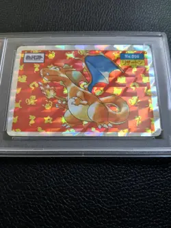 1997 POKEMON JAPANESE TOPSUN BLOCK PRISM CHARIZARD #6 PSA 3 VG NINTENDO HOLOFOIL - Image 4