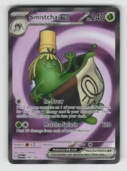 Pokemon - Sinistcha ex - 189/167 SV06: Twilight Masquerade - Ultra Rare - NM - Image 1