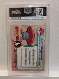 Pokemon 2000 Topps TV Vileplume 45 Chrome PSA Mint 9 - Image 2