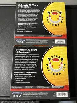 Pokemon TCG: Pokemon Day 2026 Collection Box - 30th Anniversary - Lot Of 2! - Image 2