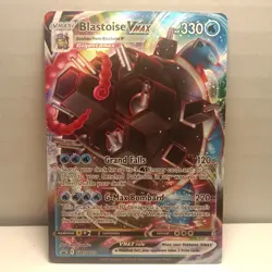 Blastoise VMAX SWSH103 Pokemon TCG Sword & Shield Black Star Promo Full Art NM - Image 2