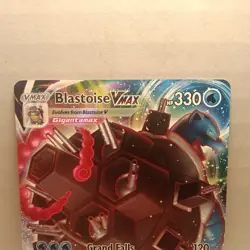 Blastoise VMAX SWSH103 Pokemon TCG Sword & Shield Black Star Promo Full Art NM - Image 3