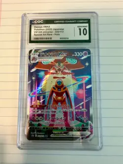 CGC 10 GEM MINT Deoxys VMAX SAR 222/172 S12a VSTAR Universe Japanese Pokemon - Image 2