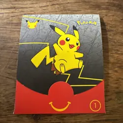 McDonald's 25th Anniversary Pokemon Booster Pack Sealed - Image 1