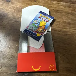 McDonald's 25th Anniversary Pokemon Booster Pack Sealed - Image 2