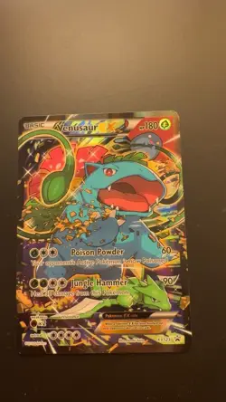 Pokemon Venusaur EX XY123 Promo Holo XY Basic English TCG Card - Image 1