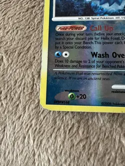 2008 Pokemon TCG MAJESTIC DAWN Omanyte Lv.37 HP70 Reverse Holo 69/100 MP/HP - Image 4