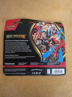 Mega Evolution Golduck Promo Pokemon TCG Booster 3-Pack Sealed - Image 2