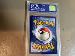 1999 POKEMON FOSSIL 1ST ED #14 RAICHU-HOLO PSA 9 vintage case - Image 2