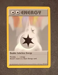 Double Colorless Energy - Base Set - (Shadowless) - 96/102 - 1999 - Pokemon TCG - Image 1