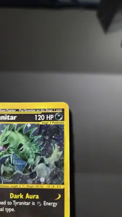 POKEMON TYRANITAR 029/165 EXPEDITION BASE SET REVERSE HOLO RARE STAGE 2 120HP - Image 4