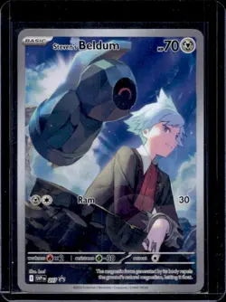 2023-25 Pokemon SV Black Star Promos SVP EN Steven's Beldum #207 - Image 1