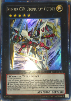 Yugioh Number C39: Utopia Ray Victory JOTL-EN048 Trading Card Game CCG TCG - Image 1