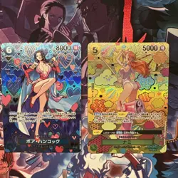 ONE PIECE Card Emperors in the New World Nami Boa Hancock SP OP07-051 OP08-106 - Image 1