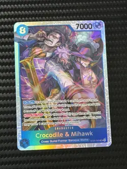 Crocodile & Mihawk ST25-003 - One Piece TCG - Starter Deck 25 Blue NM SR Foil - Image 1