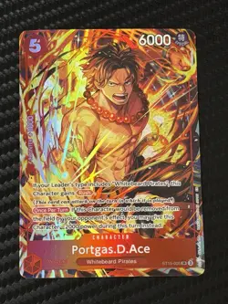 Portgas.D.Ace (Illustration Box Vol.5) ST15-005 One Piece Promotion Cards Foil - Image 1